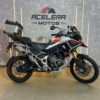 TRIUMPH   TIGER 1200 RALLY PRO   BRANCO 2022 1200 GASOLINA