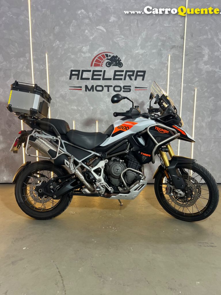 TRIUMPH   TIGER 1200 RALLY PRO   BRANCO 2022 1200 GASOLINA - Loja