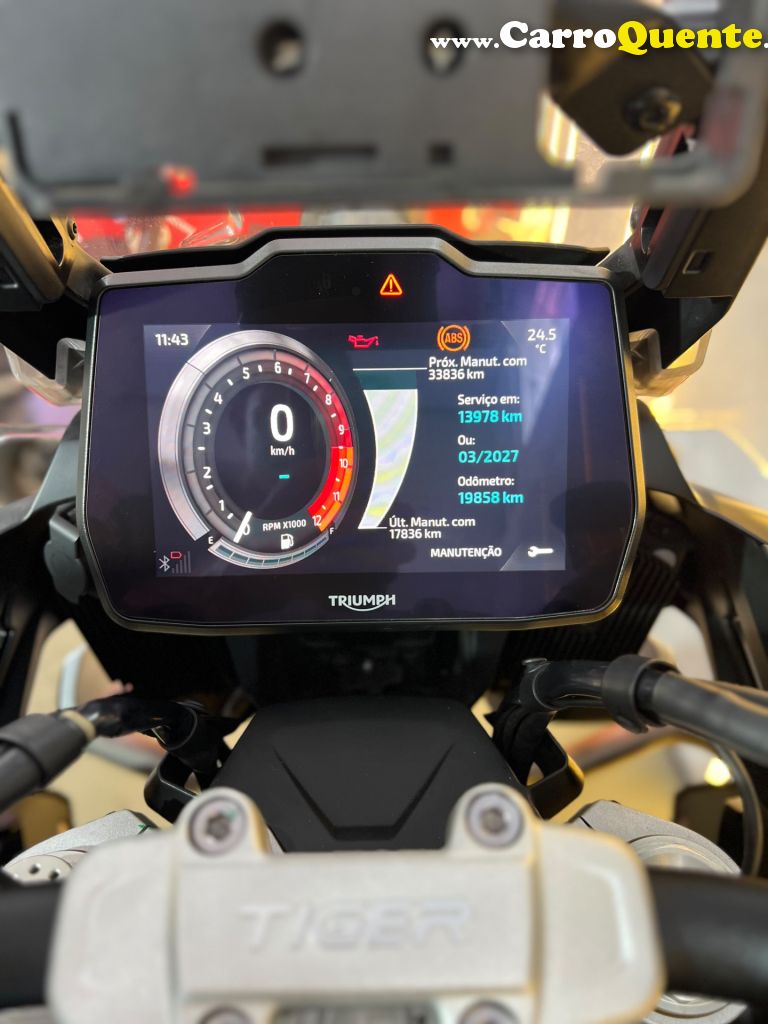 TRIUMPH   TIGER 1200 RALLY PRO   BRANCO 2022 1200 GASOLINA - Loja
