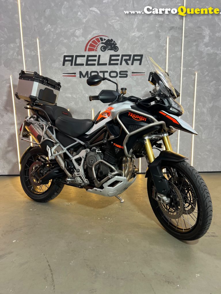 TRIUMPH   TIGER 1200 RALLY PRO   BRANCO 2022 1200 GASOLINA - Loja