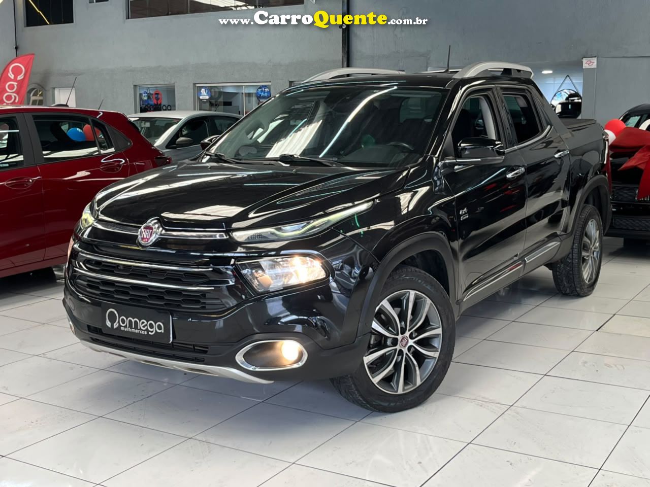 FIAT   TORO VOLCANO 2.0 16V 4X4 TB DIESEL AUT.   PRETO 2019 2.0 DIESEL - Loja