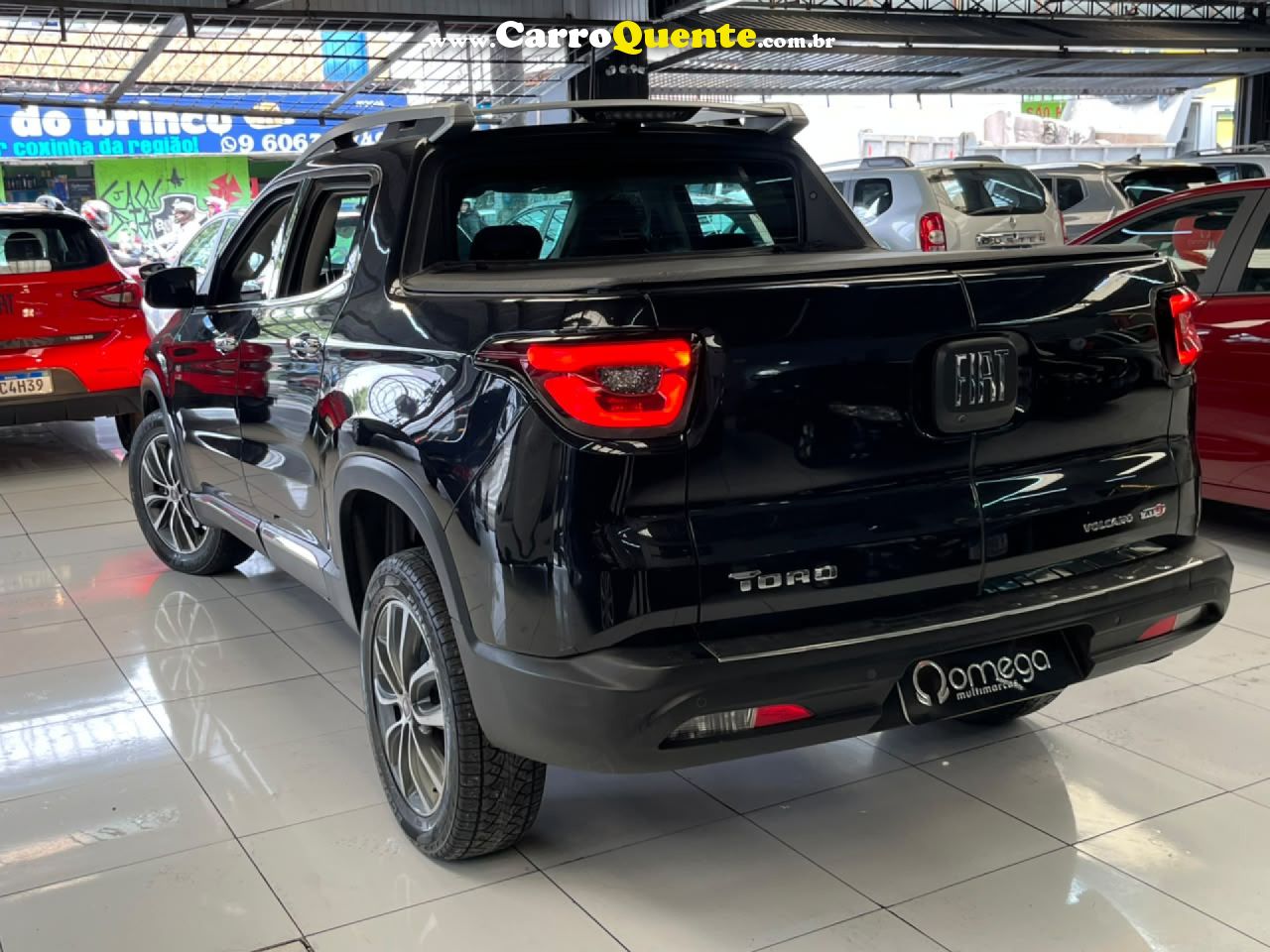FIAT   TORO VOLCANO 2.0 16V 4X4 TB DIESEL AUT.   PRETO 2019 2.0 DIESEL - Loja
