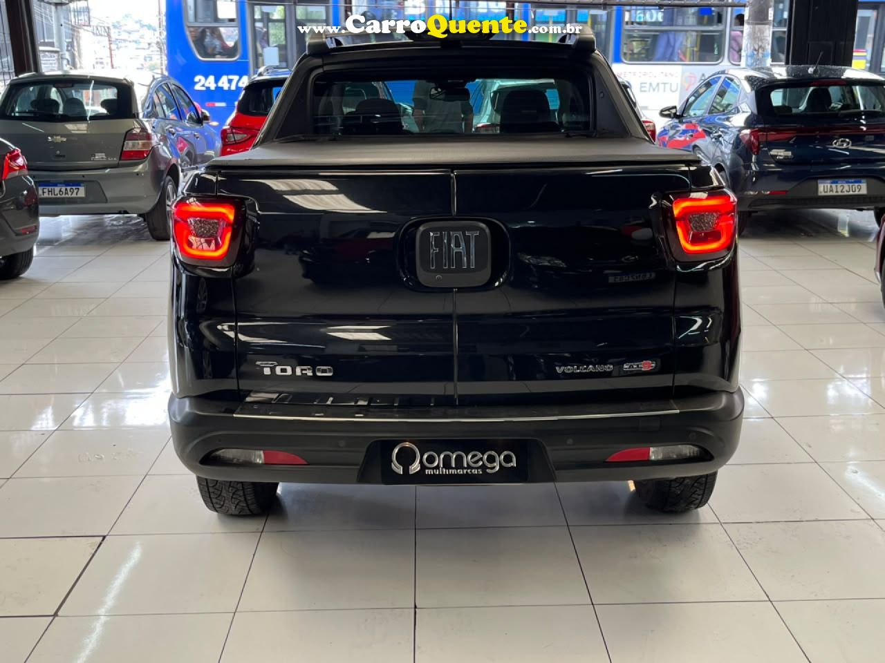 FIAT   TORO VOLCANO 2.0 16V 4X4 TB DIESEL AUT.   PRETO 2019 2.0 DIESEL - Loja