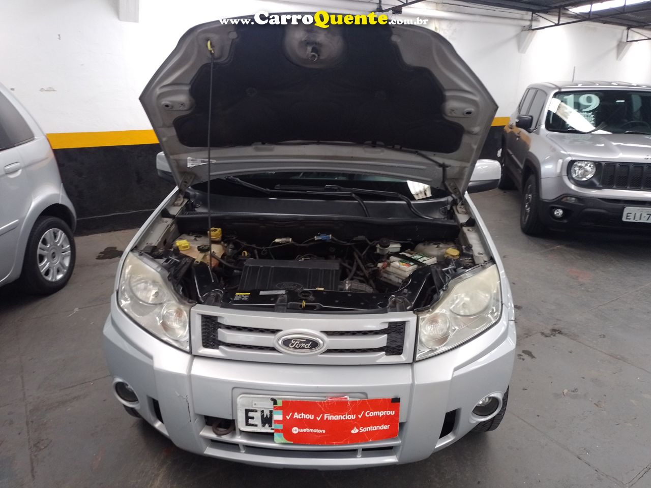 FORD   ECOSPORT XLT 1.6 1.6 FLEX 8V 5P   PRATA 2011 1.6 FLEX - Loja