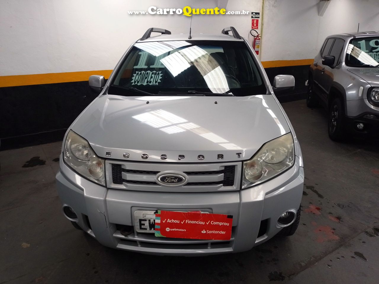FORD   ECOSPORT XLT 1.6 1.6 FLEX 8V 5P   PRATA 2011 1.6 FLEX - Loja