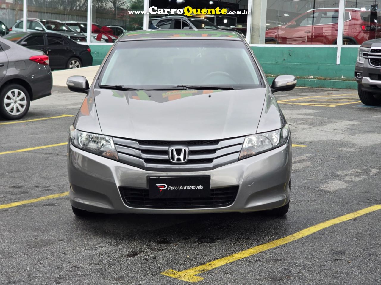 HONDA   CITY SEDAN EX 1.5 FLEX 16V 4P MEC.   CINZA 2010 1.5 FLEX - Loja