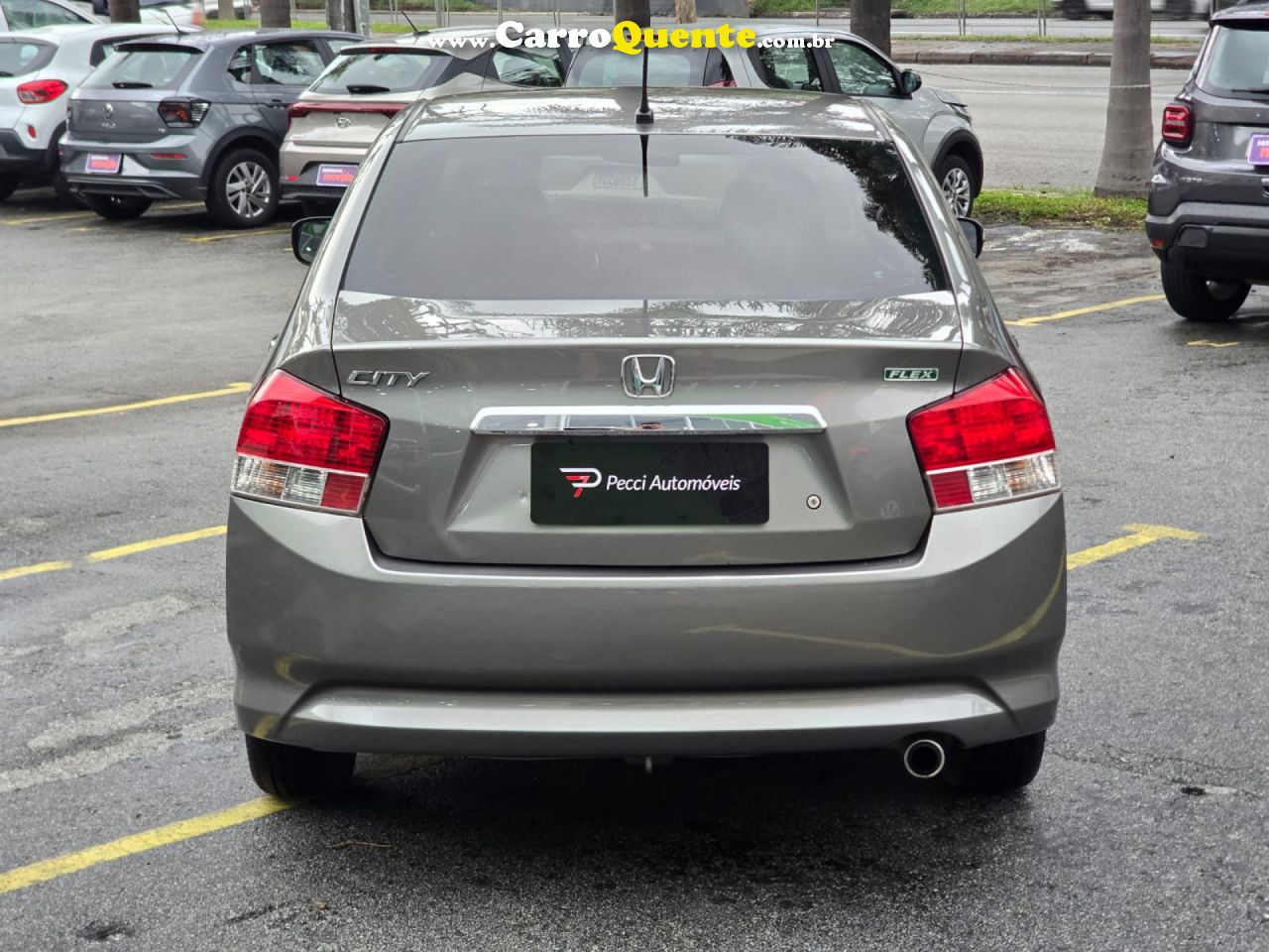 HONDA   CITY SEDAN EX 1.5 FLEX 16V 4P MEC.   CINZA 2010 1.5 FLEX - Loja