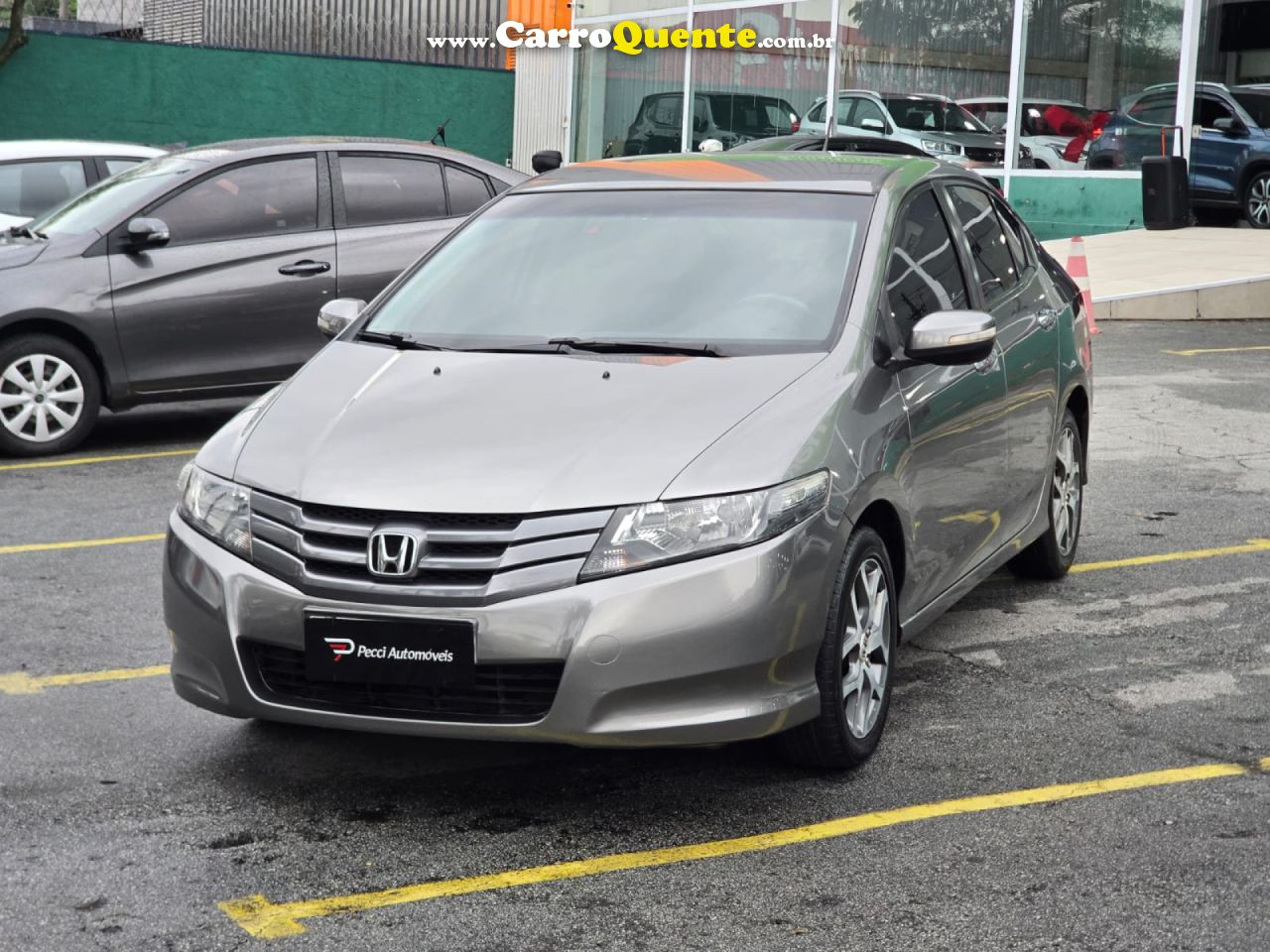 HONDA   CITY SEDAN EX 1.5 FLEX 16V 4P MEC.   CINZA 2010 1.5 FLEX - Loja