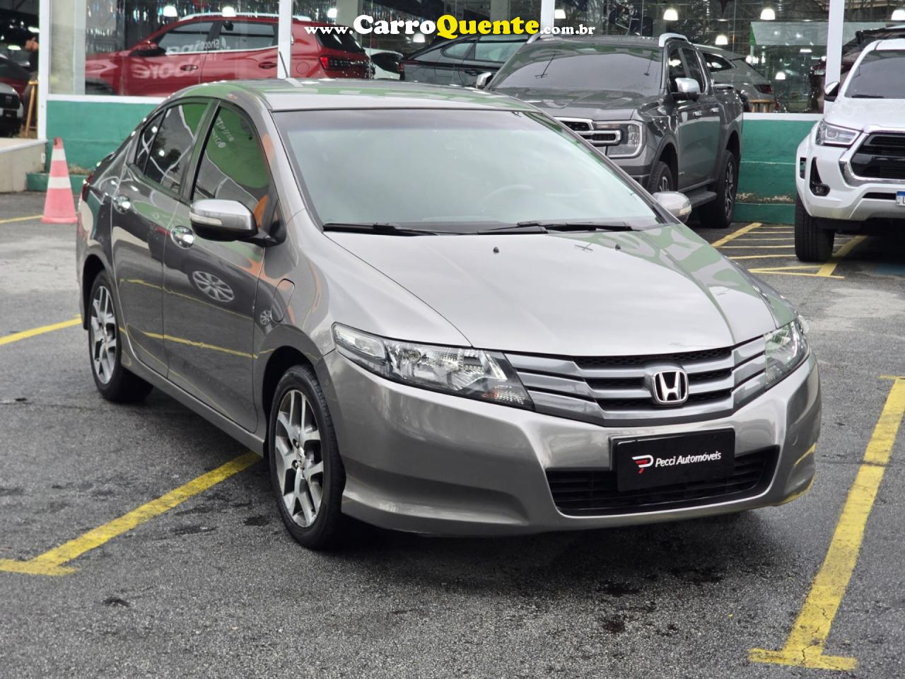 HONDA   CITY SEDAN EX 1.5 FLEX 16V 4P MEC.   CINZA 2010 1.5 FLEX - Loja