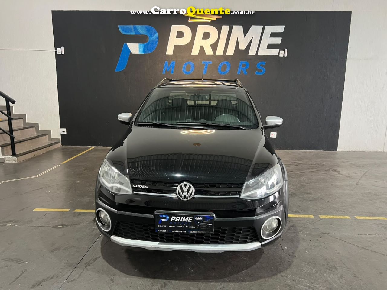 VOLKSWAGEN   SAVEIRO TRENDLINE 1.6 T.FLEX 8V CE   PRETO 2015 1.6 GASOLINA - Loja