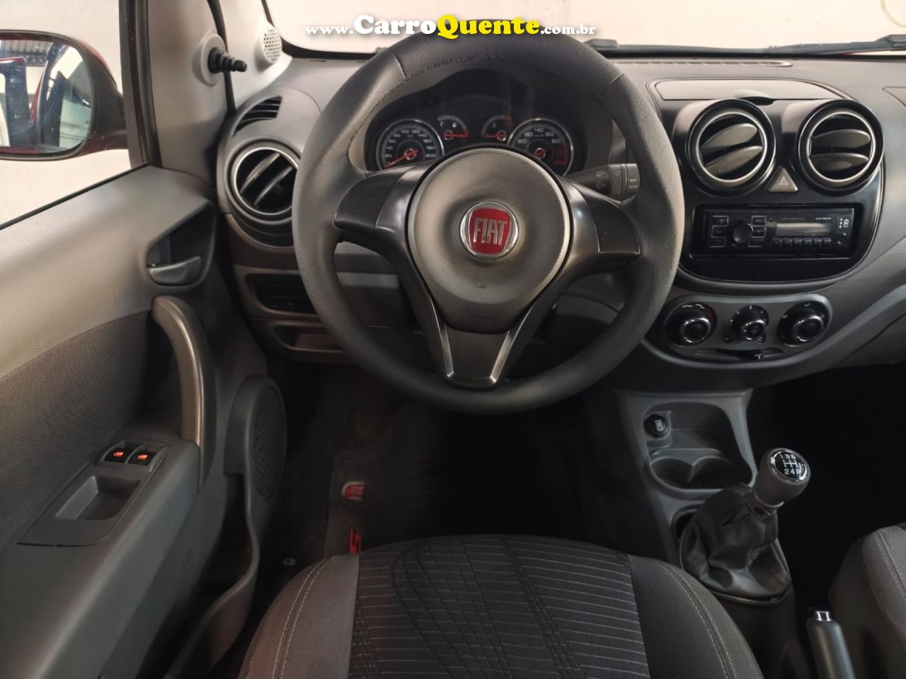 FIAT   PALIO ATTRACTIVE 1.0 EVO FIRE FLEX 8V 5P   VERMELHO 2016 1.0 FLEX - Loja