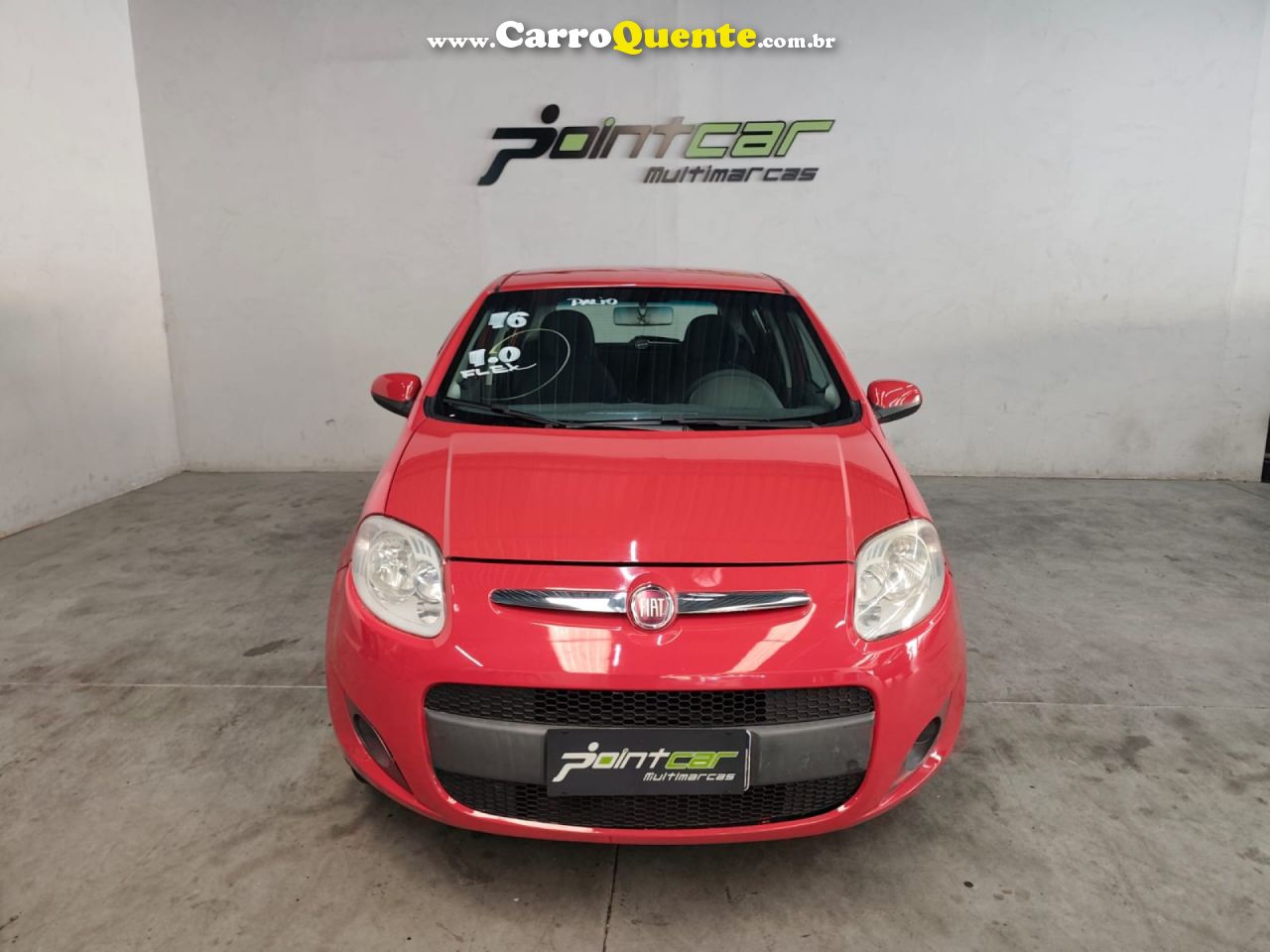FIAT   PALIO ATTRACTIVE 1.0 EVO FIRE FLEX 8V 5P   VERMELHO 2016 1.0 FLEX - Loja