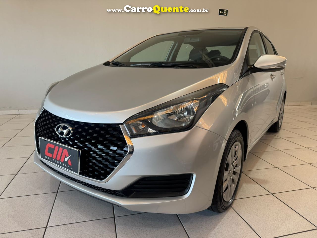 HYUNDAI   HB20S C.STYLEC.PLUS1.6 FLEX 16V AUT. 4P   PRATA 2019 1.6 FLEX - Loja