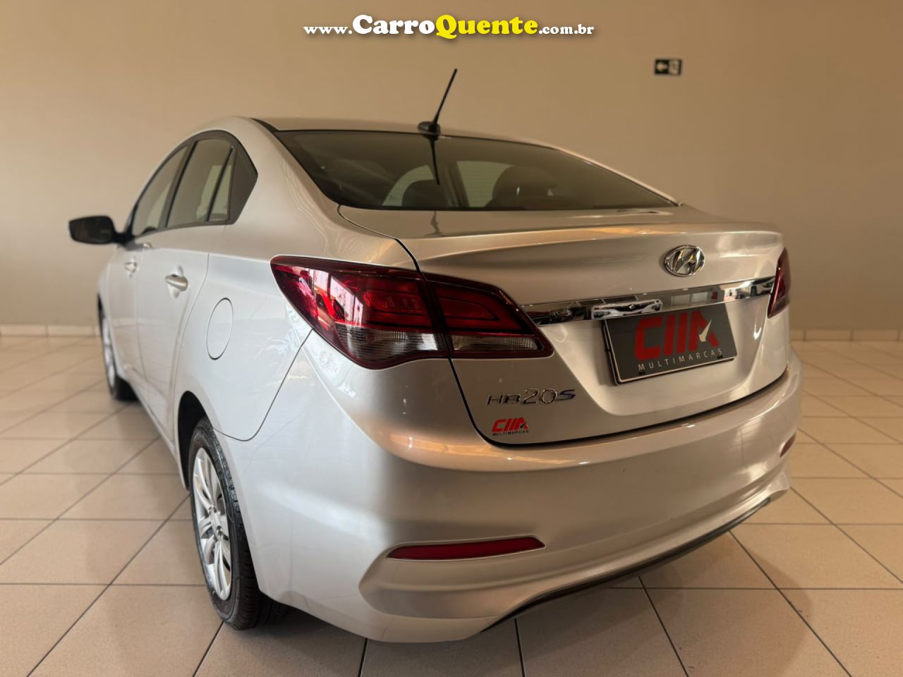 HYUNDAI   HB20S C.STYLEC.PLUS1.6 FLEX 16V AUT. 4P   PRATA 2019 1.6 FLEX - Loja