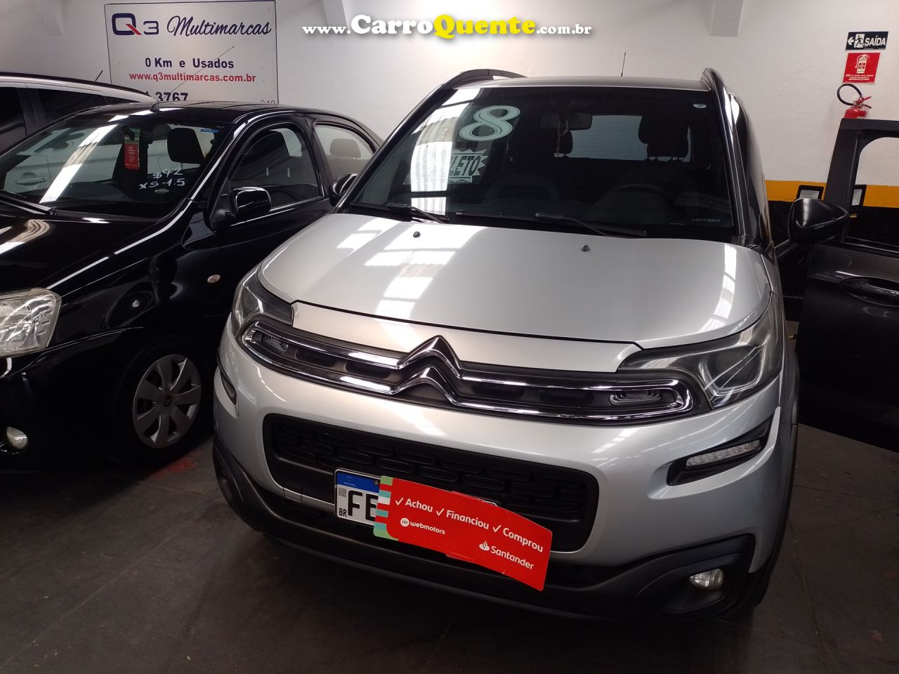 CITROËN   AIRCROSS LIVE 1.6 FLEX 16V 5P AUT.   PRATA 2018 1.6 FLEX - Loja