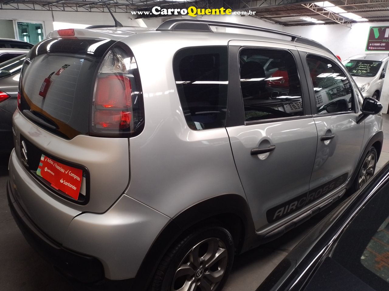 CITROËN   AIRCROSS LIVE 1.6 FLEX 16V 5P AUT.   PRATA 2018 1.6 FLEX - Loja