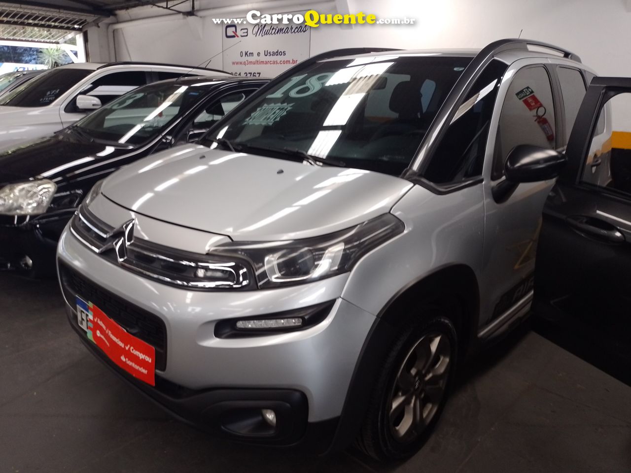 CITROËN   AIRCROSS LIVE 1.6 FLEX 16V 5P AUT.   PRATA 2018 1.6 FLEX - Loja
