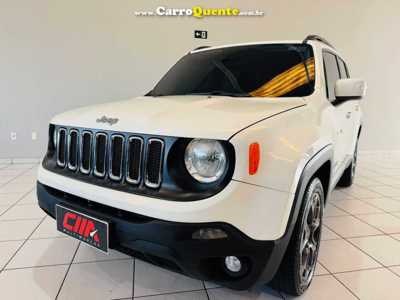 JEEP   RENEGADE LONGITUDE 2.0 4X4 TB DIESEL AUT   BRANCO 2018 2.0 DIESEL - Loja