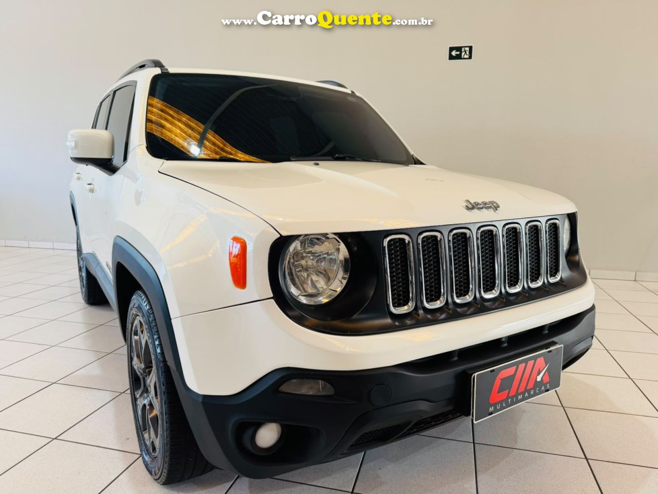 JEEP   RENEGADE LONGITUDE 2.0 4X4 TB DIESEL AUT   BRANCO 2018 2.0 DIESEL - Loja