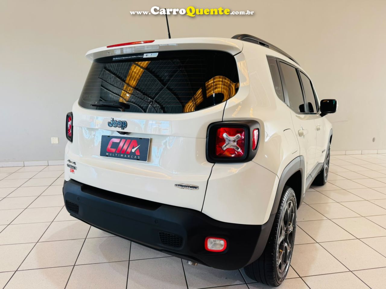 JEEP   RENEGADE LONGITUDE 2.0 4X4 TB DIESEL AUT   BRANCO 2018 2.0 DIESEL - Loja