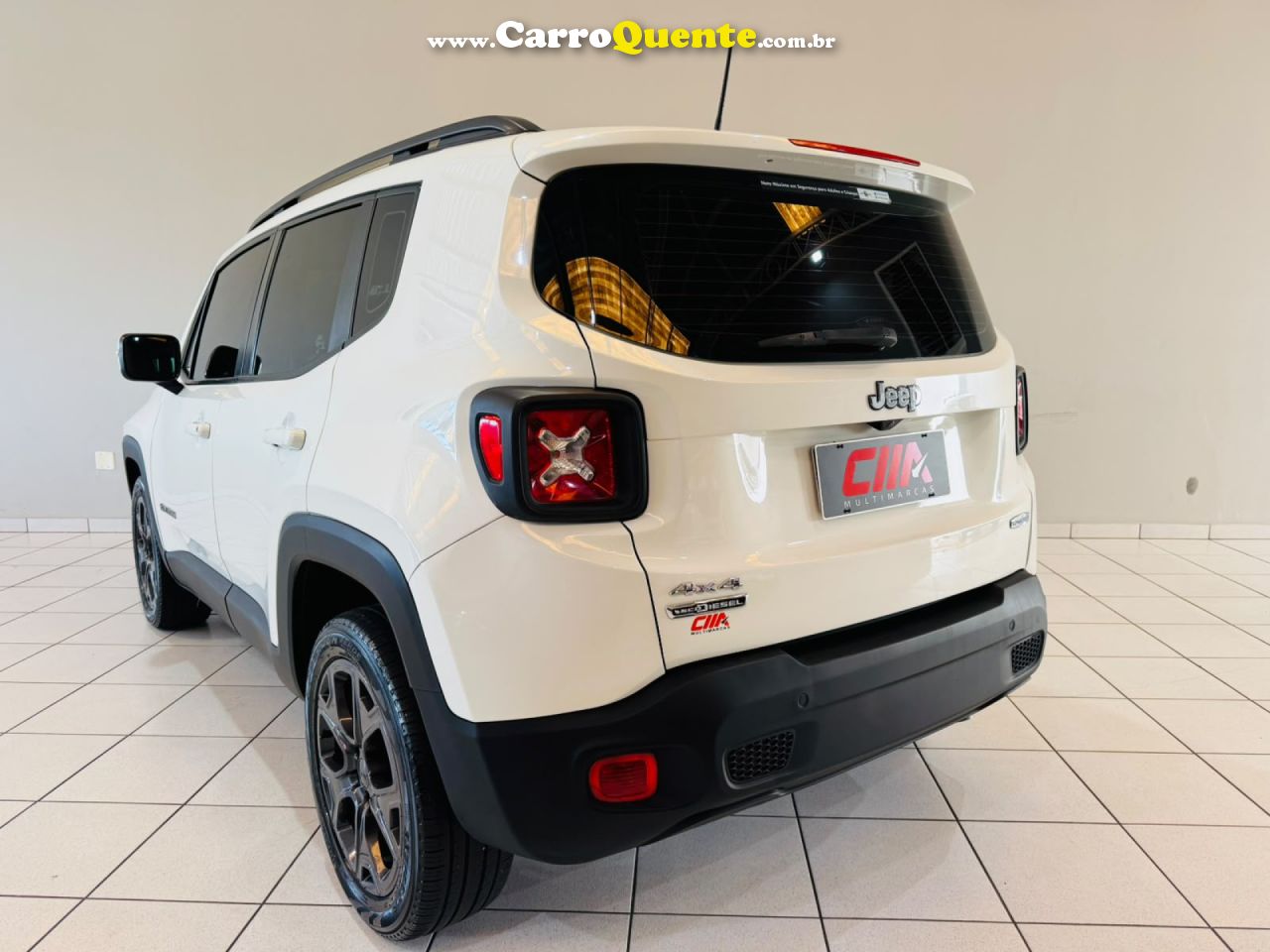 JEEP   RENEGADE LONGITUDE 2.0 4X4 TB DIESEL AUT   BRANCO 2018 2.0 DIESEL - Loja