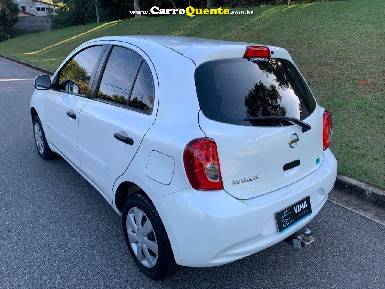 NISSAN   MARCH SV 1.0 16V FLEX FUEL 5P   BRANCO 2015 1.0 FLEX - Loja
