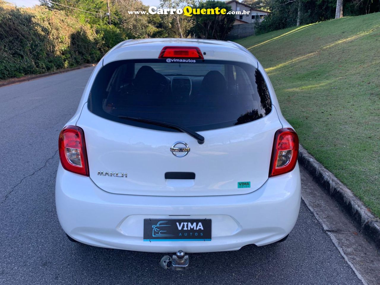 NISSAN   MARCH SV 1.0 16V FLEX FUEL 5P   BRANCO 2015 1.0 FLEX - Loja