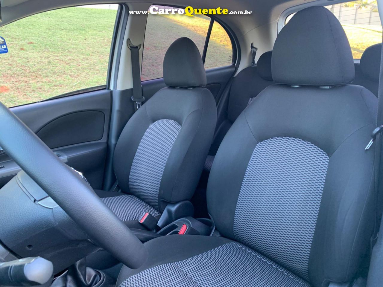 NISSAN   MARCH SV 1.0 16V FLEX FUEL 5P   BRANCO 2015 1.0 FLEX - Loja