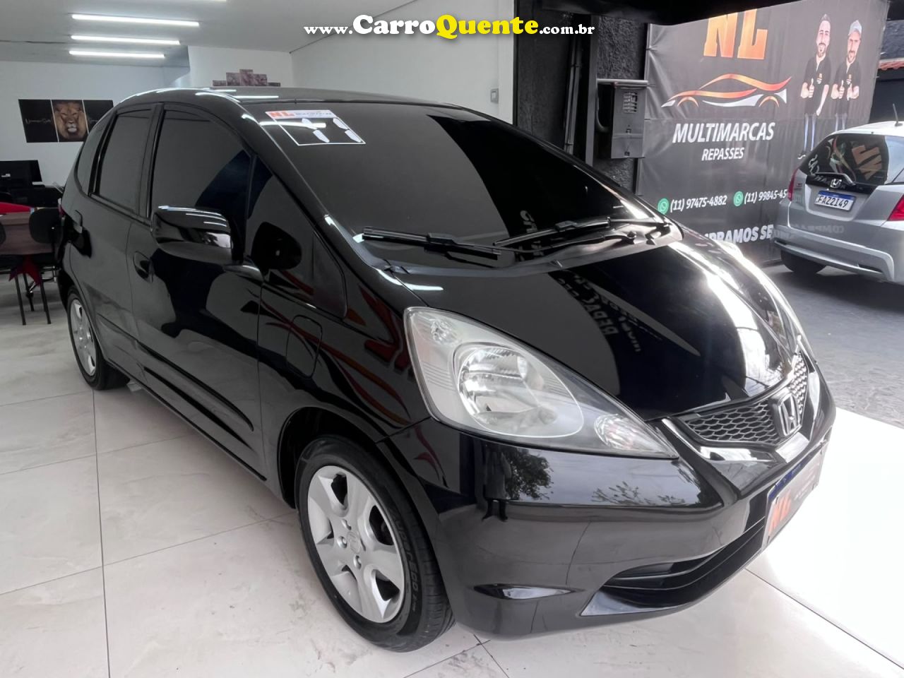 HONDA   FIT LXL 1.4 1.4 FLEX 8V16V 5P MEC.   PRETO 2011 1.4 FLEX - Loja