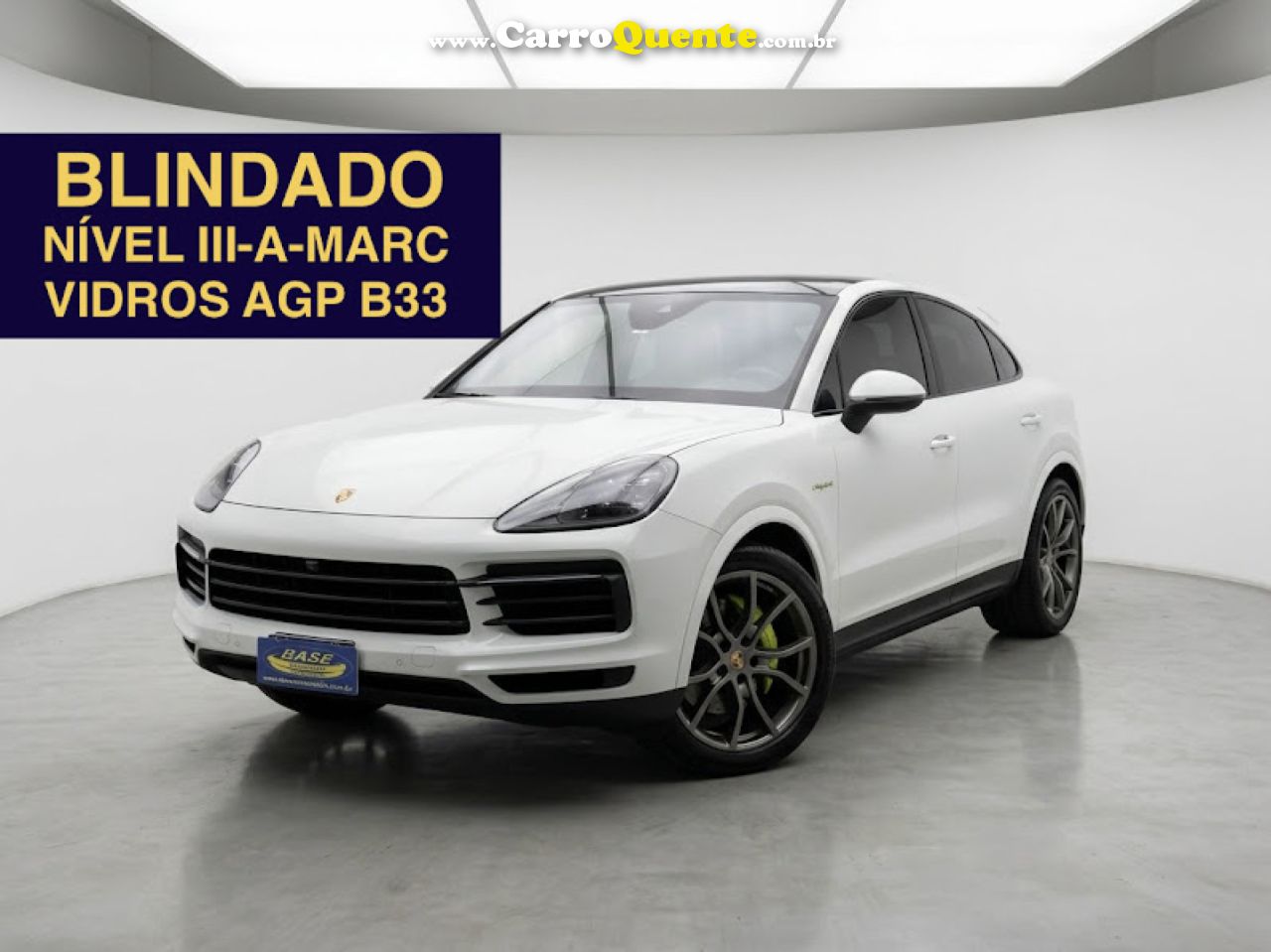 PORSCHE   CAYENNE COUPE PLATINUM ED. 3.0 (HÍBRIDO)   BRANCO 2023 3.0 GASOLINA E ELÉTRICO - Loja