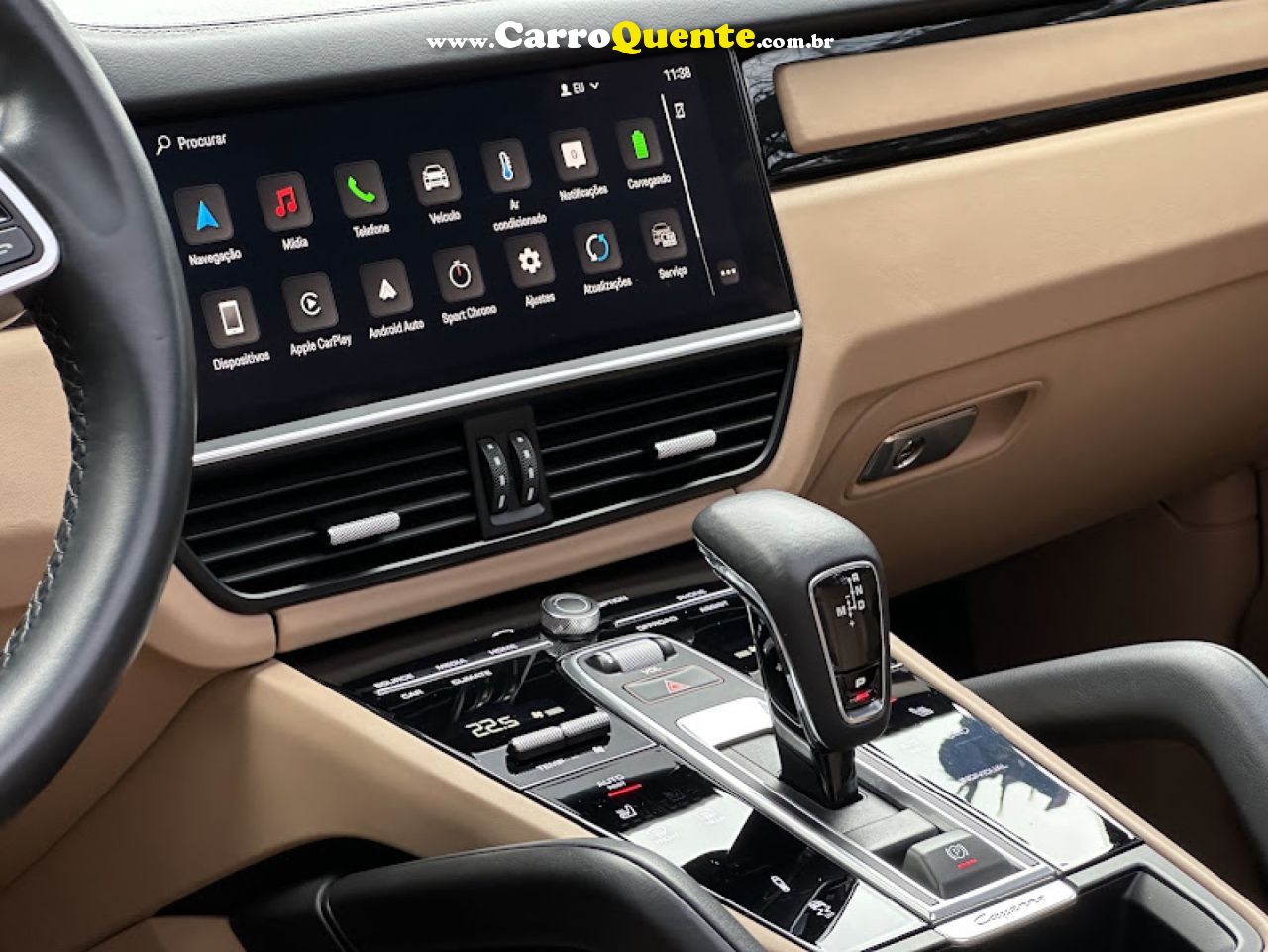 PORSCHE   CAYENNE COUPE PLATINUM ED. 3.0 (HÍBRIDO)   BRANCO 2023 3.0 GASOLINA E ELÉTRICO - Loja