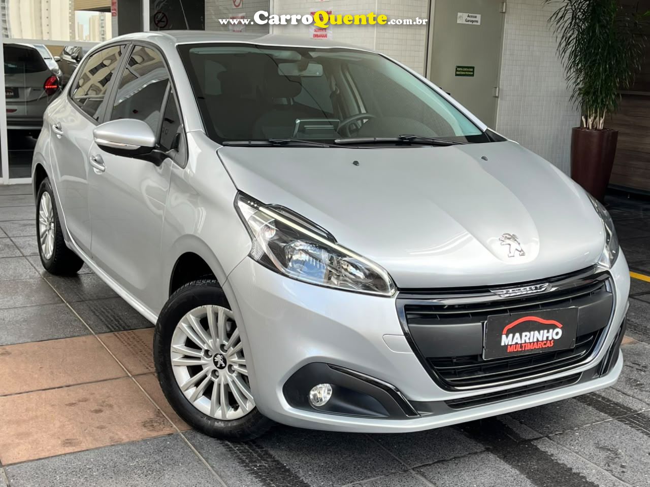 PEUGEOT   208 ACTIVE PACK AUTOMATICO UNICO DONO BAIXISSIMA KM EXCELENTE ESTADO   PRATA 2020 1.6 FLEX - Loja