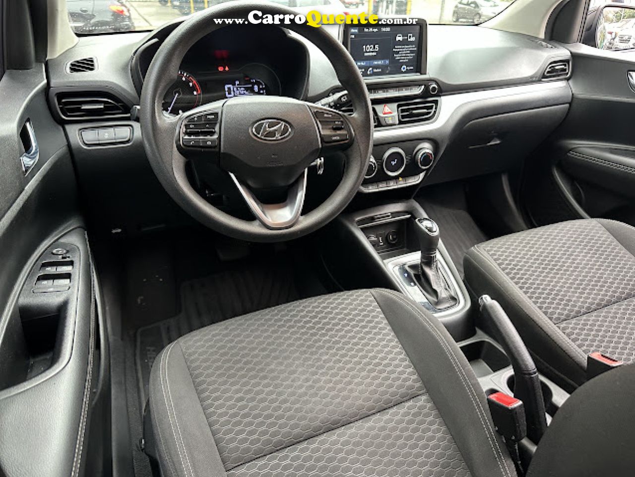 HYUNDAI   HB20 EVOLUTION 1.0 TB FLEX 12V AUT.   PRETO 2020 1.0 FLEX - Loja