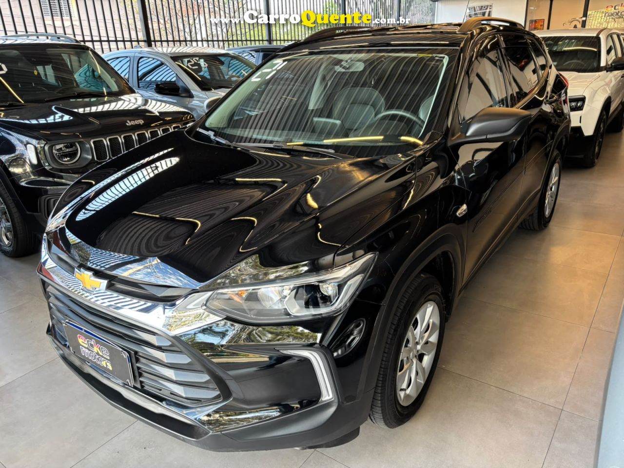 CHEVROLET   TRACKER 1.0 TURBO 12V FLEX AUT.    PRETO 2021 1.0 FLEX - Loja