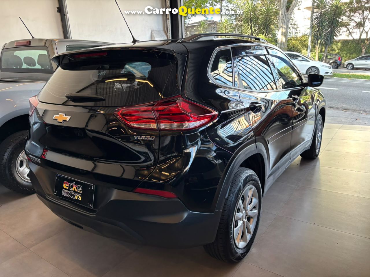 CHEVROLET   TRACKER 1.0 TURBO 12V FLEX AUT.    PRETO 2021 1.0 FLEX - Loja