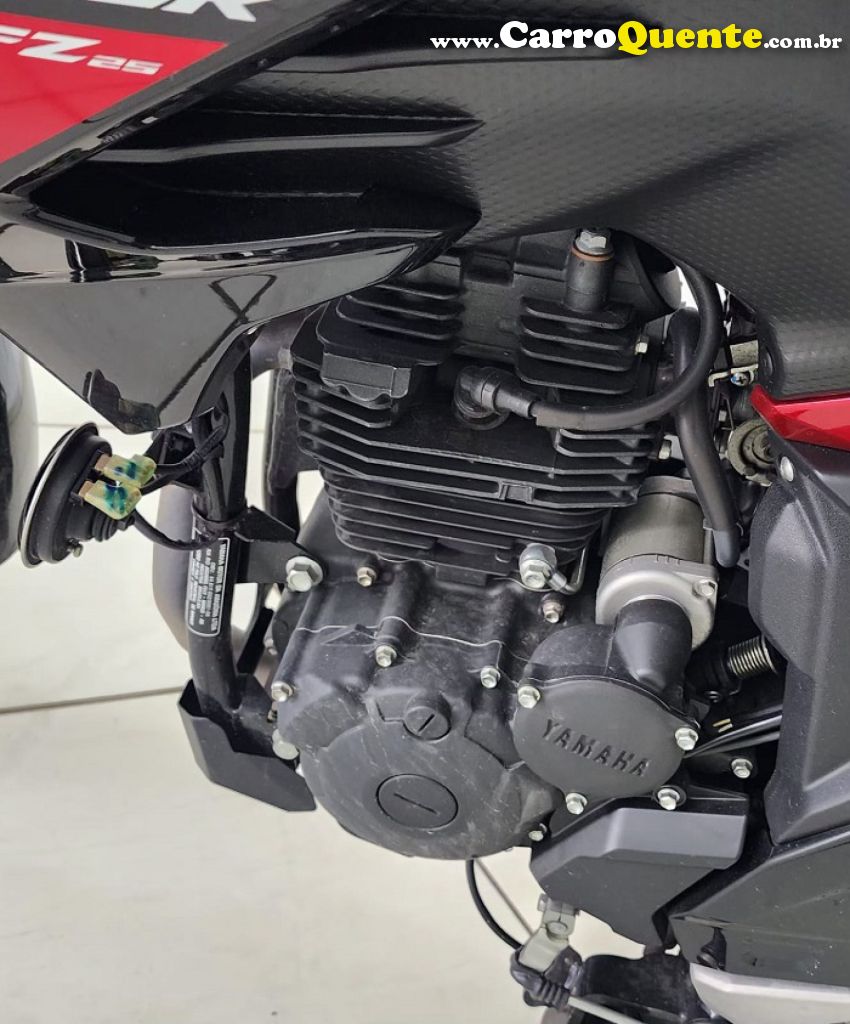 YAMAHA    FZ 25   VERMELHO 2024 250 FLEX - Loja