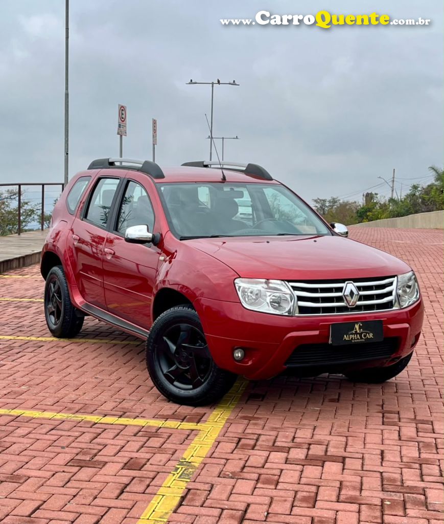 RENAULT   DUSTER DYNAMIQUE 1.6 FLEX 16V MEC.   VERMELHO 2015 1.6 FLEX - Loja
