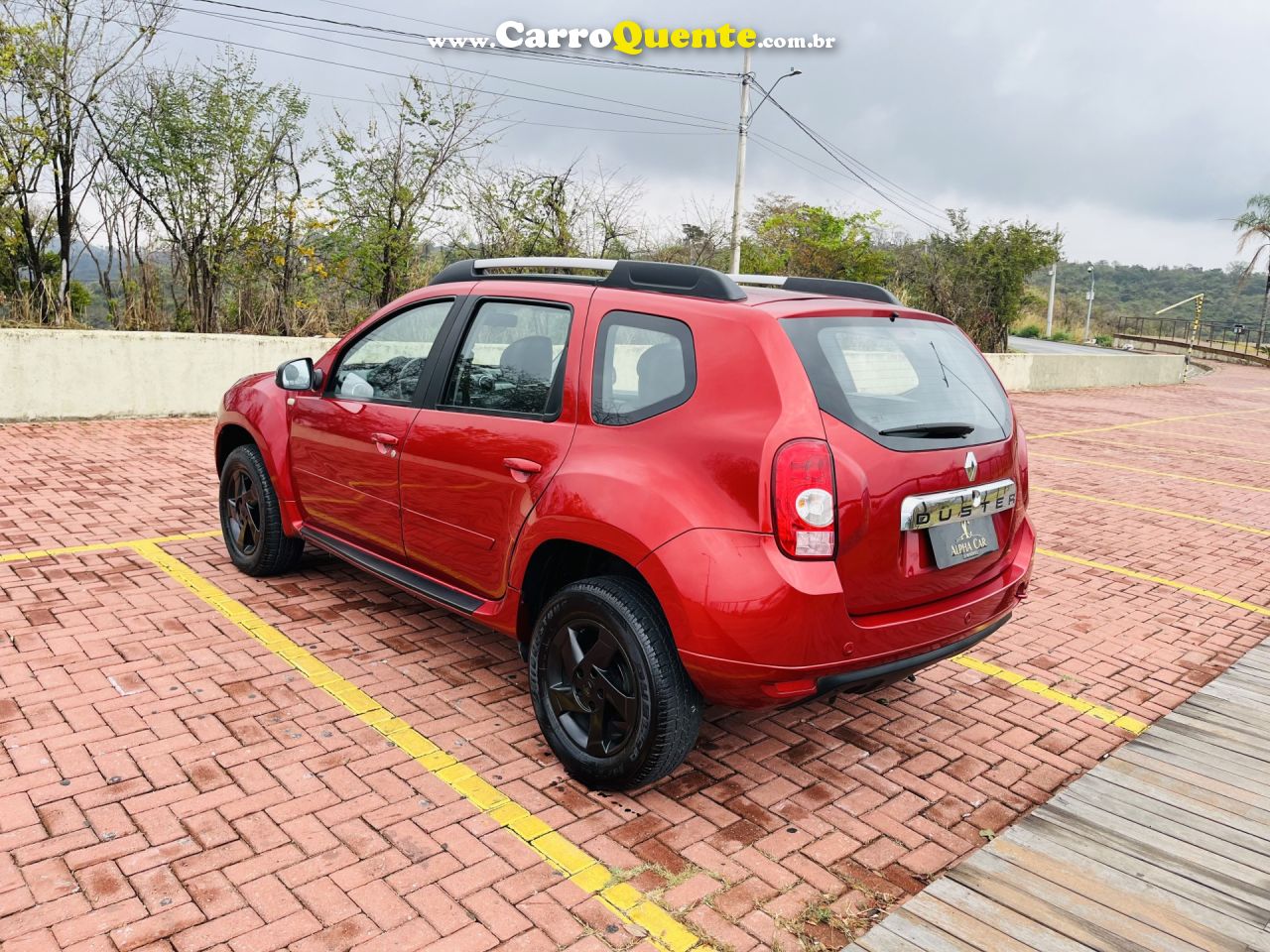 RENAULT   DUSTER DYNAMIQUE 1.6 FLEX 16V MEC.   VERMELHO 2015 1.6 FLEX - Loja