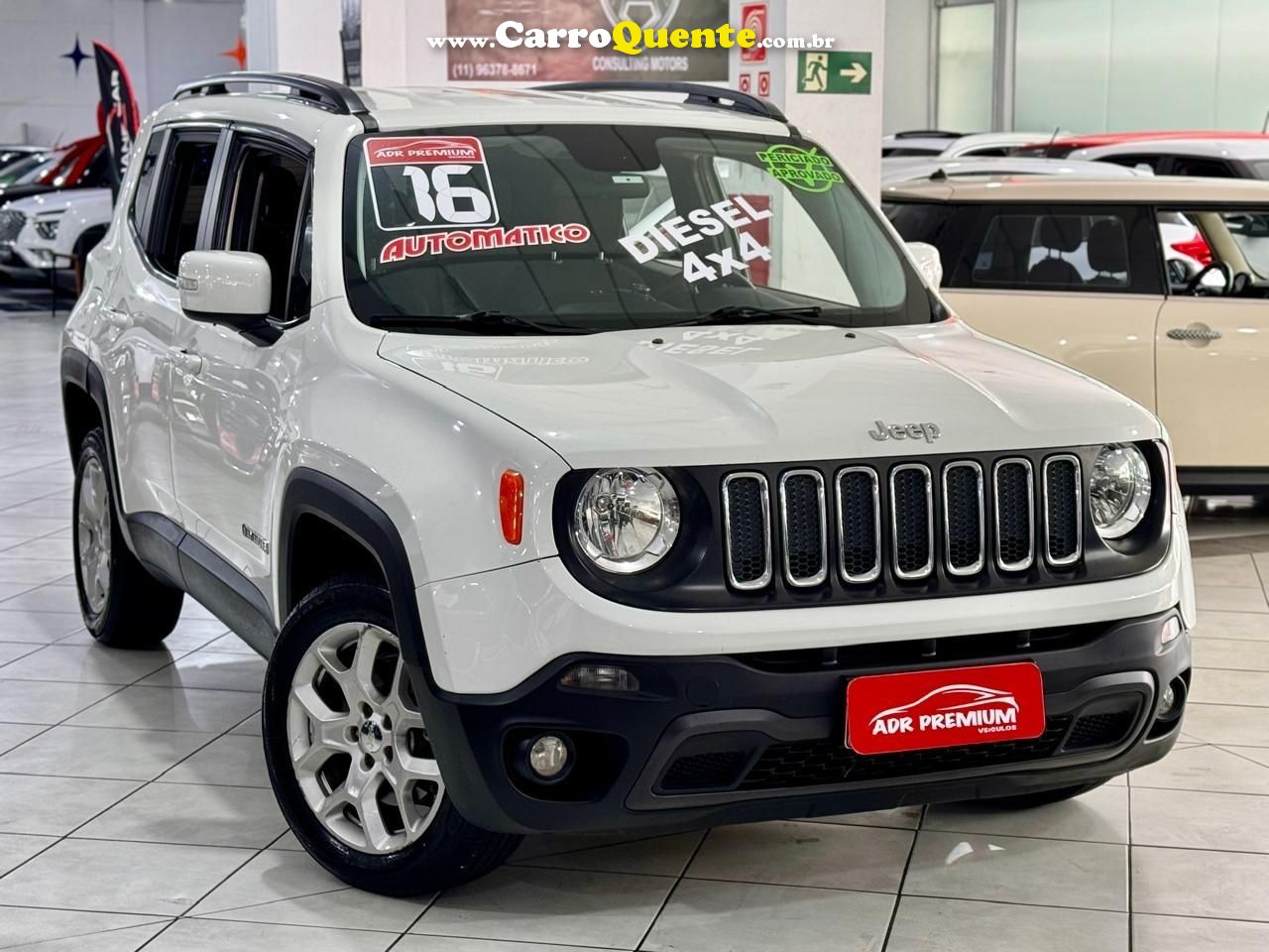 JEEP RENEGADE 2.0 16V TURBO LONGITUDE 4X4 2016 - Loja