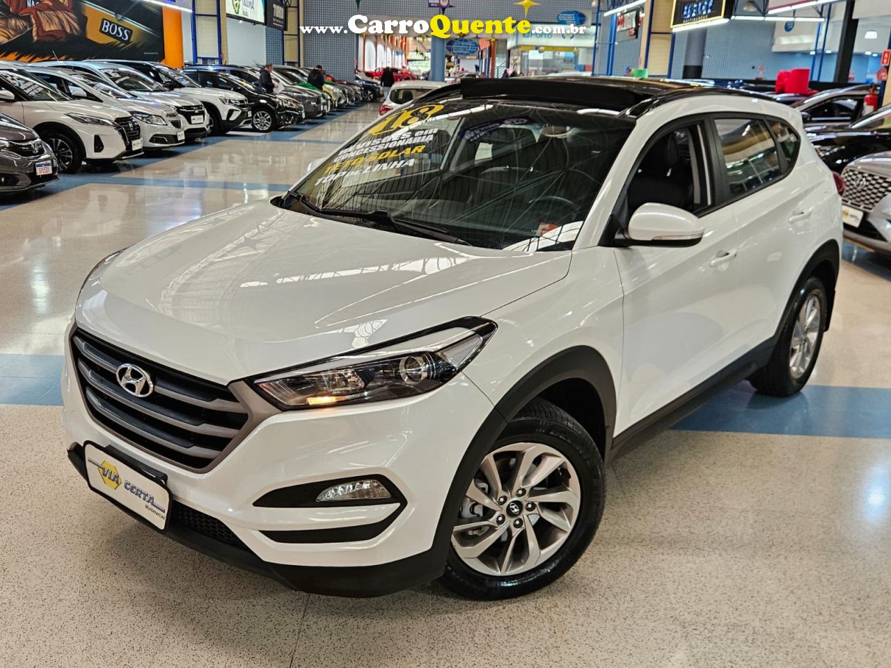 HYUNDAI TUCSON 1.6 TURBO GLS * C/ TETO SOLAR * 2018 - Loja