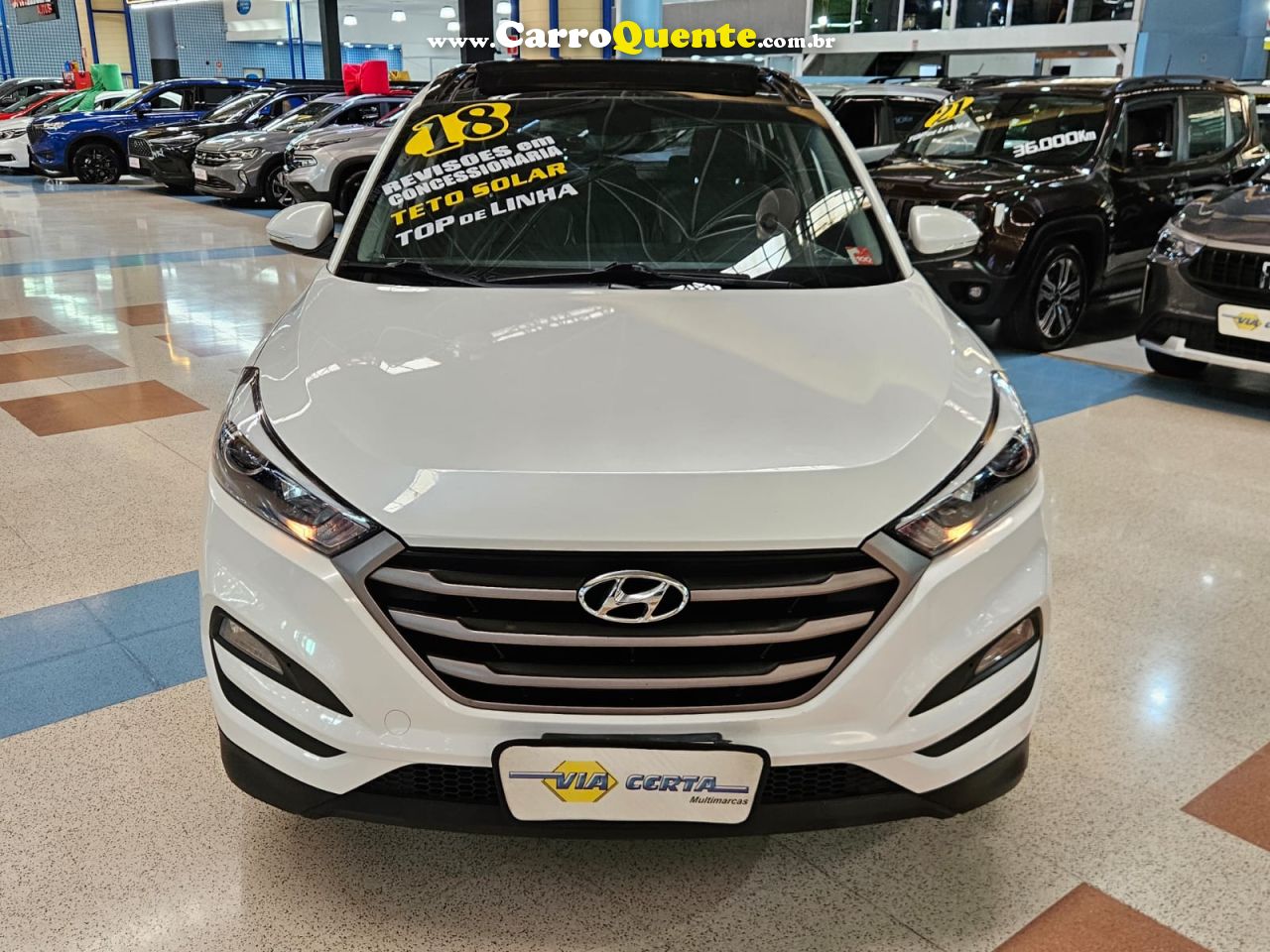 HYUNDAI TUCSON 1.6 TURBO GLS * C/ TETO SOLAR * 2018 - Loja