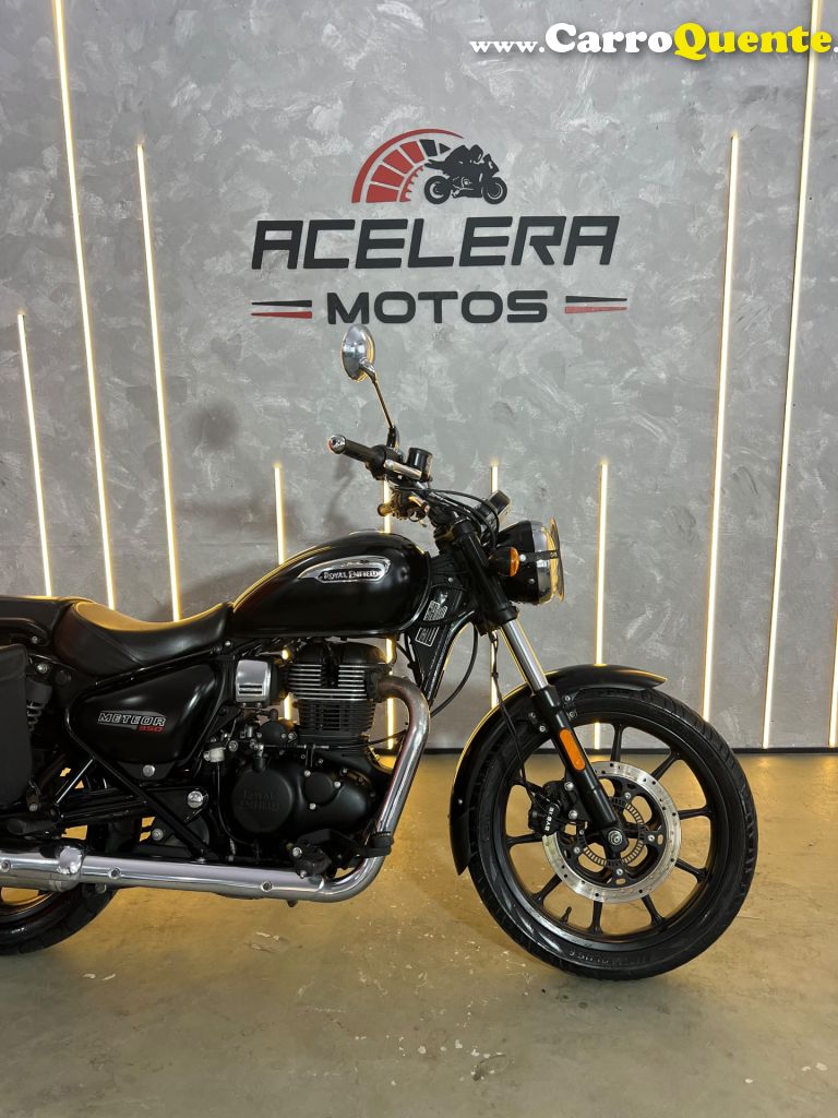 ROYAL ENFIELD   ROYAL ENFIELD METEOR   PRETO 2022 350 GASOLINA - Loja