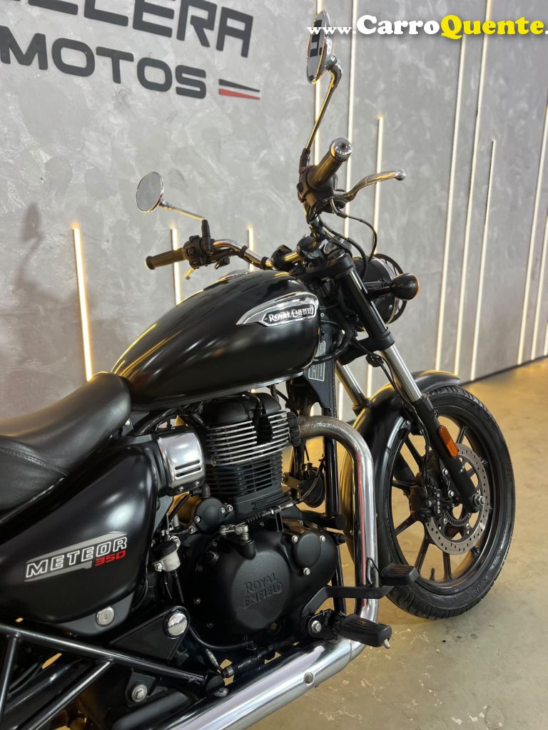 ROYAL ENFIELD   ROYAL ENFIELD METEOR   PRETO 2022 350 GASOLINA - Loja
