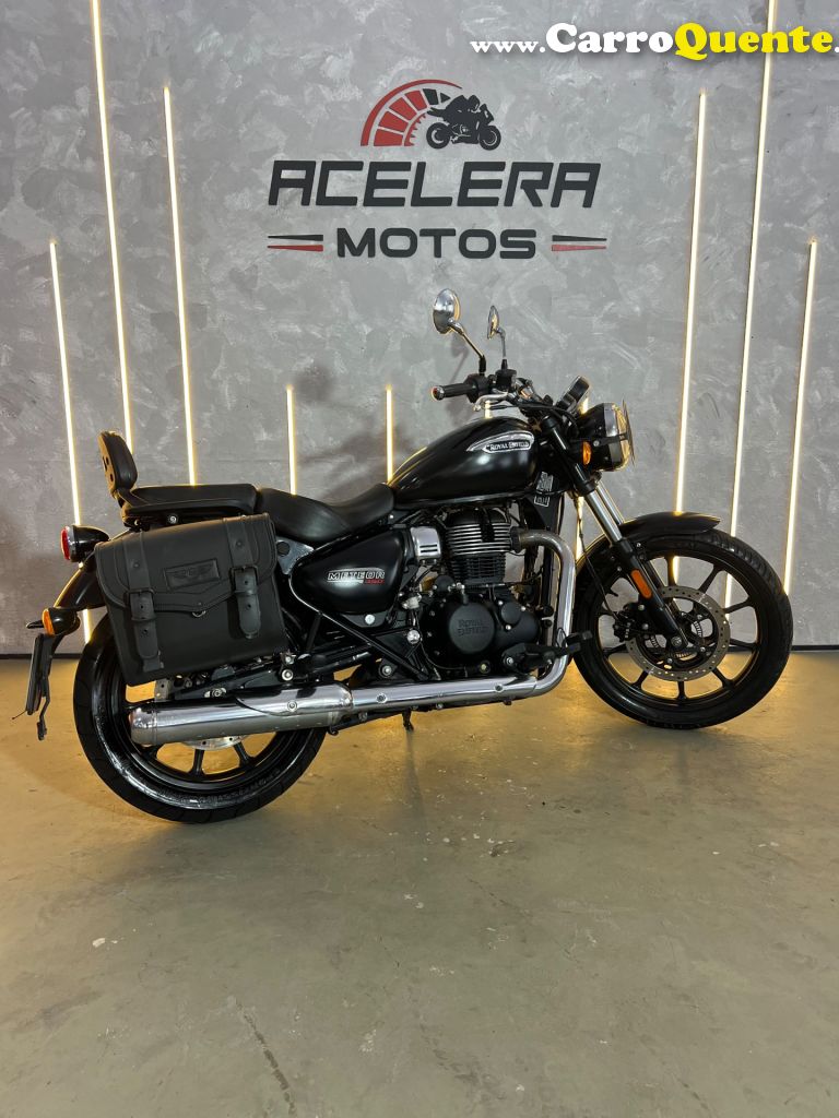 ROYAL ENFIELD   ROYAL ENFIELD METEOR   PRETO 2022 350 GASOLINA - Loja