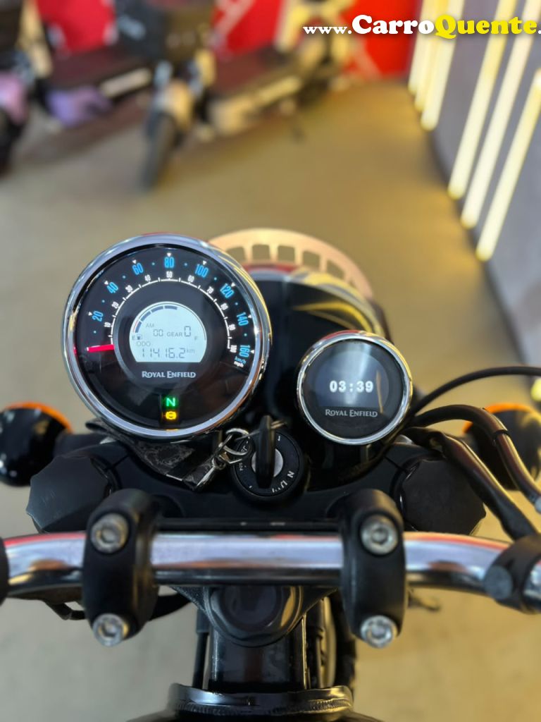 ROYAL ENFIELD   ROYAL ENFIELD METEOR   PRETO 2022 350 GASOLINA - Loja