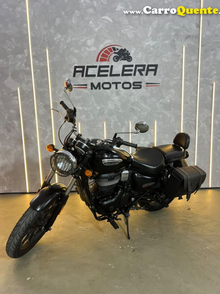ROYAL ENFIELD   ROYAL ENFIELD METEOR   PRETO 2022 350 GASOLINA - Loja