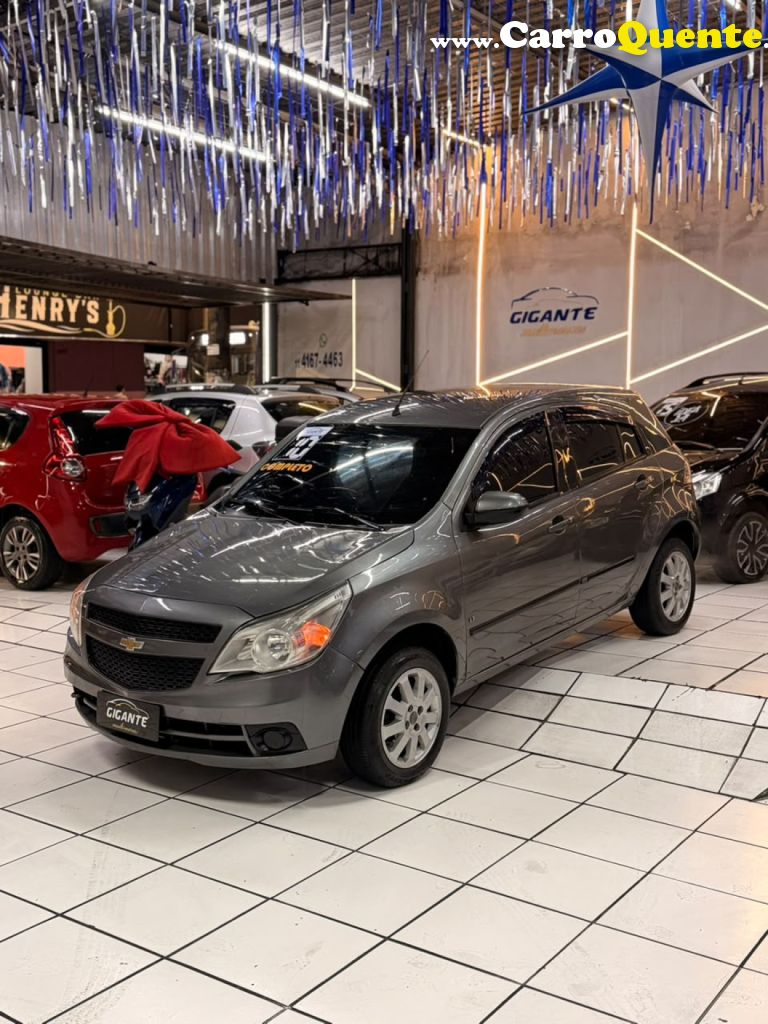 CHEVROLET   AGILE LT 1.4 MPFI 8V FLEXPOWER 5P   CINZA 2010 1.4 FLEX - Loja
