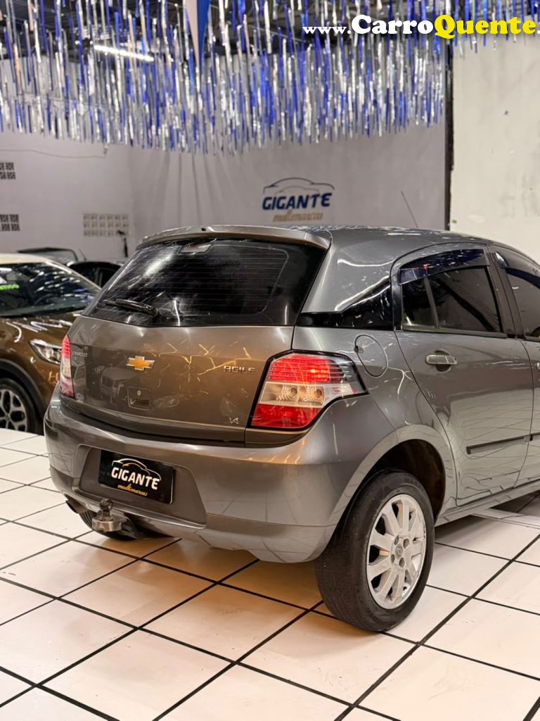 CHEVROLET   AGILE LT 1.4 MPFI 8V FLEXPOWER 5P   CINZA 2010 1.4 FLEX - Loja