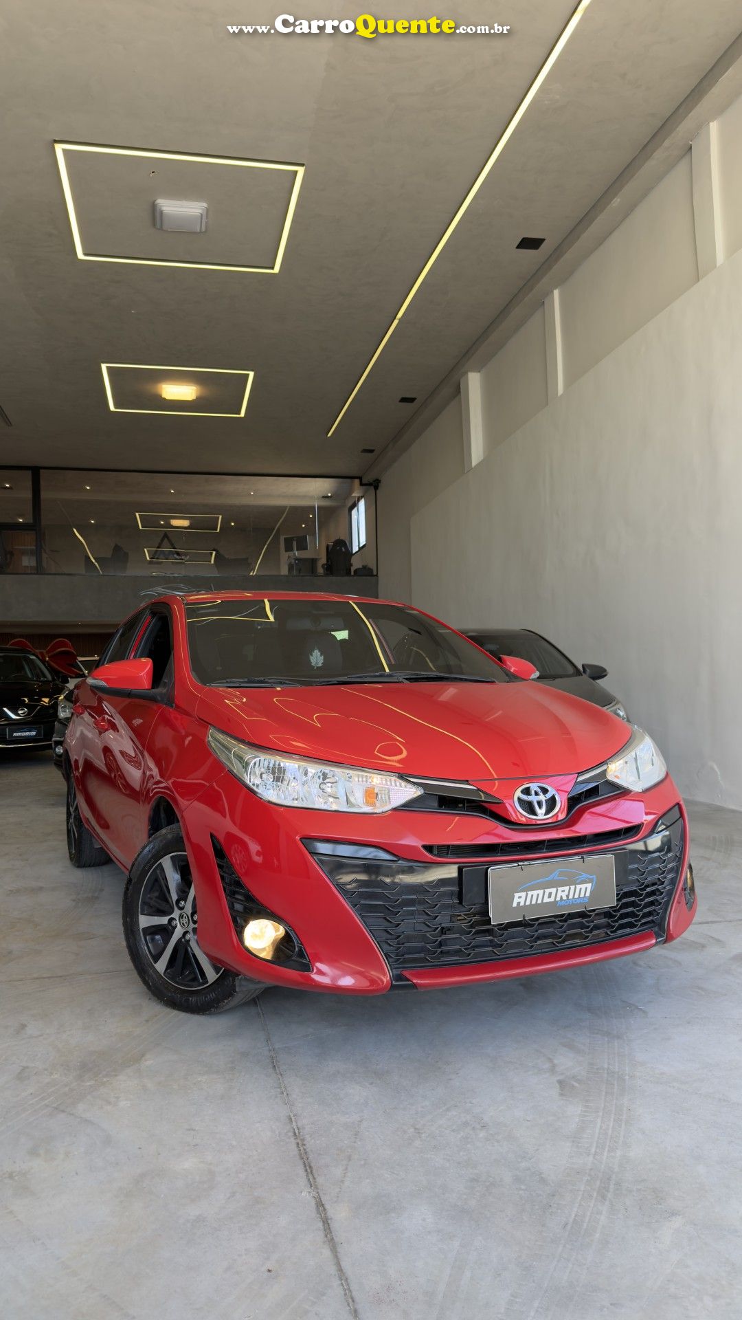 TOYOTA   YARIS XS CONNECT 1.5 FLEX 16V 5P AUT.   VERMELHO 2021 1.5 FLEX - Loja
