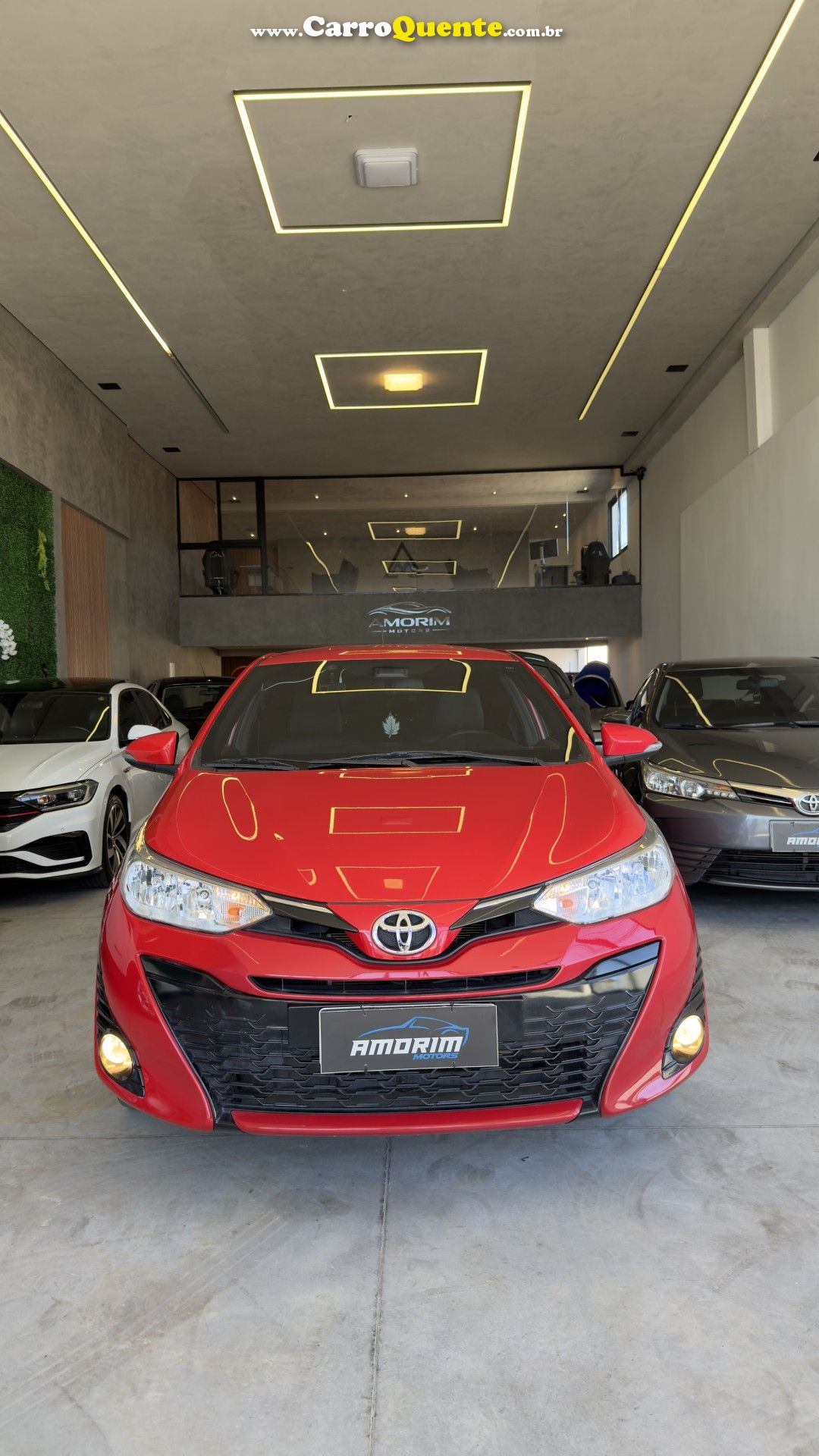 TOYOTA   YARIS XS CONNECT 1.5 FLEX 16V 5P AUT.   VERMELHO 2021 1.5 FLEX - Loja